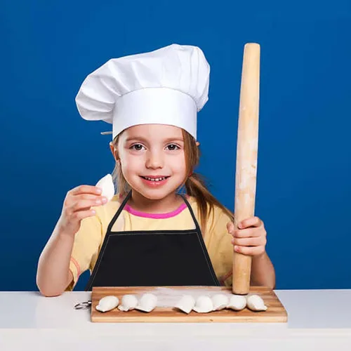 Vista 3 de Delantal personalizado para cocinar, hornear, delantales personalizados para niñas y niños, regalo de cumpleaños y Navidad
