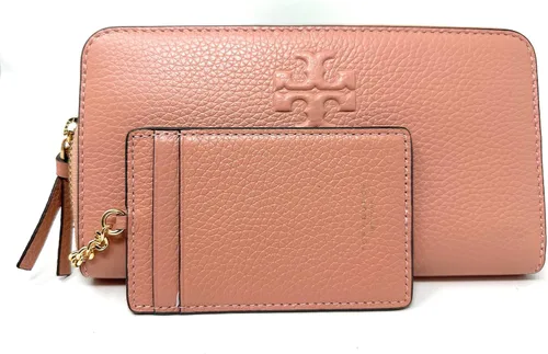 Vista 2 de Tory Birch 86004 689 Women's Long Wallet, Beige Pink, safety pink