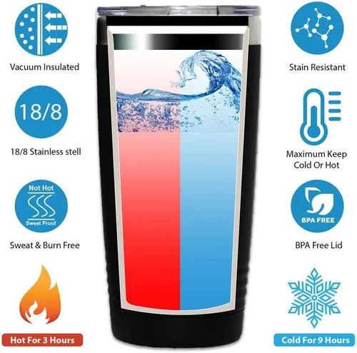Vista 2 de Ambulance Driver Black Viking Tumbler 20oz – I Drive The Wee Woo Bus – Hospitales EMT Pacientes Transportando Técnico Enfermo Apreciación Med