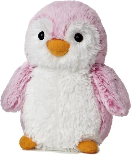 Vista 2 de Aurora® Pingüino de pompón juguetón™ Luminoso de peluche - Compañeros vibrantes para abrazos cálidos - Perfecto para adultos, niños y cumpleaños