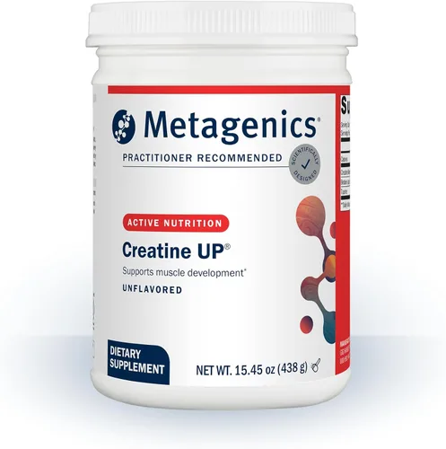 Vista 7 de Metagenics Creatine UP - Suplemento de creatina para mujeres y hombres con betaína y taurina - Apoya el crecimiento muscular, la fuerza