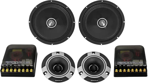 Vista 10 de Rockville X6.5C Par Competition 6.5" Altavoces Componentes para Coche, 4 Ohm