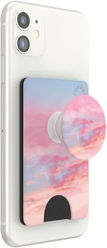 Vista 11 de PopSockets Cartera adhesiva para teléfono y tarjetero con agarre, púrpura - Aura