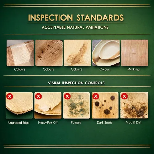 Vista 8 de Planet Pantry Platos cuadrados desechables de 10 pulgadas (25 piezas) Platos de bambú de madera compostables para fiestas, bodas, tablas