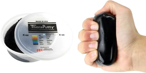 Vista 43 de CanDo 10-0920 TheraPutty - Masilla de ejercicio de mano estándar, Mediana, 1oz
