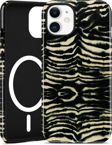 Vista 20 de Jusy Funda magnética Zebra para iPhone XR, color negro