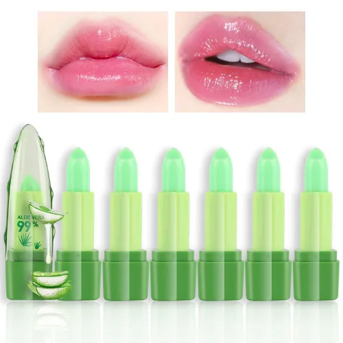 Vista 17 de BINGBRUSH 2 lápices labiales que cambian de color PH – Bálsamo labial de flor de gelatina, tinte labial hidratante activado por temperatura, lápiz