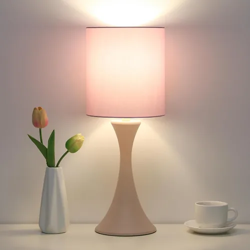 Vista 15 de Lámpara táctil para dormitorio, lámpara de mesa dorada regulable en 3 vías con pantalla estrellada negra, lámpara decorativa de mesita de noche Base