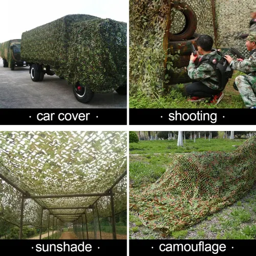 Vista 6 de WINWAY - Red de camuflaje en rollo a granel, malla para sombrilla, ideal para caza, tiro, decoración de fiesta con tema militar Desert Camo