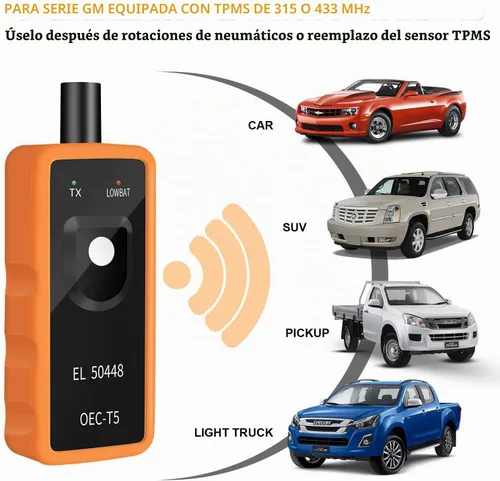 Vista 2 de Herramienta de activación y restablecimiento LAUNCH TPMS para sensor de presión de neumáticos GM, herramienta de programación y entrenamiento