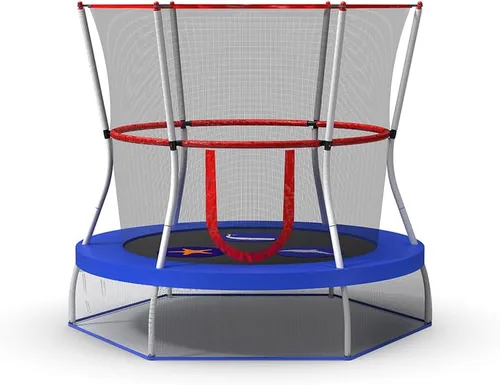 Vista 10 de Skywalker Trampolines Mini trampolín con red de recinto