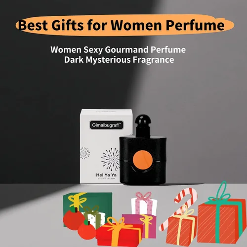 Vista 5 de HeiYaYa - Perfume de 1.7 onzas/1.7 fl oz, perfume para mujeres con aromas de café y vainilla dulce, Eau de Parfum de larga duración, perfume