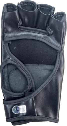 Vista 2 de Guante de lucha negro Kayla Harrison UFC MMA con autógrafo y firmado Beckett BAS COA