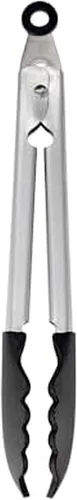 Vista 7 de KitchenAid Pinzas de acero inoxidable con punta de silicona, 12 pulgadas, Aqua Sky