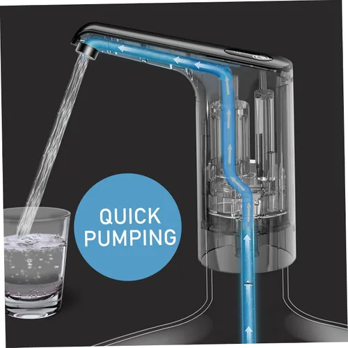 Vista 2 de Bomba de botella de agua, dispensador de agua, bomba eléctrica de botella de agua, dispensador de jarra de agua recargable por USB, dispensador