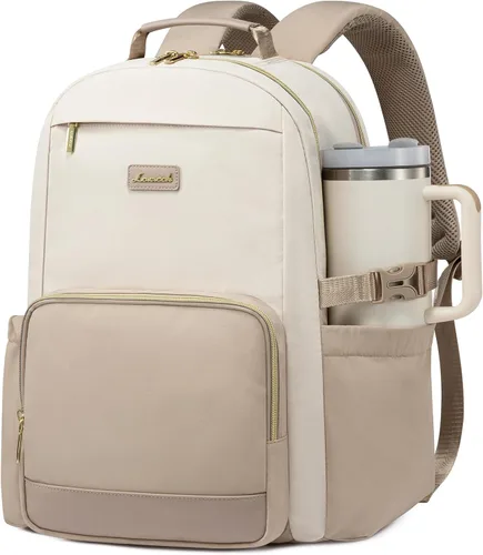 Vista 9 de LOVEVOOK Mochila para laptop para mujer, 15,6 pulg.