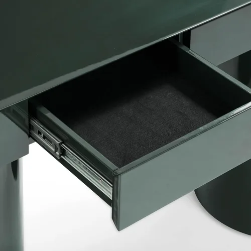 Vista 7 de TOV Furniture Mira - Mesa consola de alto brillo (verde oscuro)