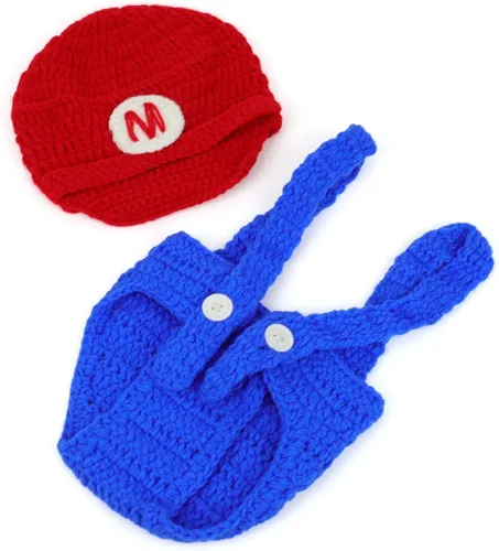 Vista 5 de Armycrew Mario and Luigi - Conjunto de 2 piezas de ganchillo