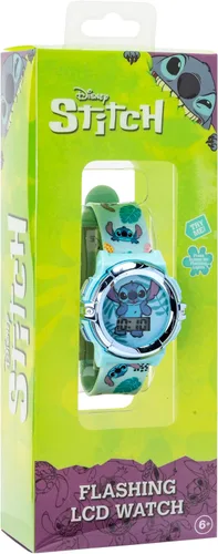 Vista 10 de Disney Stitch - Reloj LCD para niños, esfera iluminada intermitente, pantalla digital de hora, correa ajustable, divertido diseño de personajes