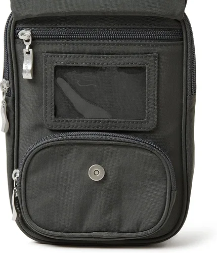 Vista 4 de Baggallini Journey bolso bandolero., Gris, talla única