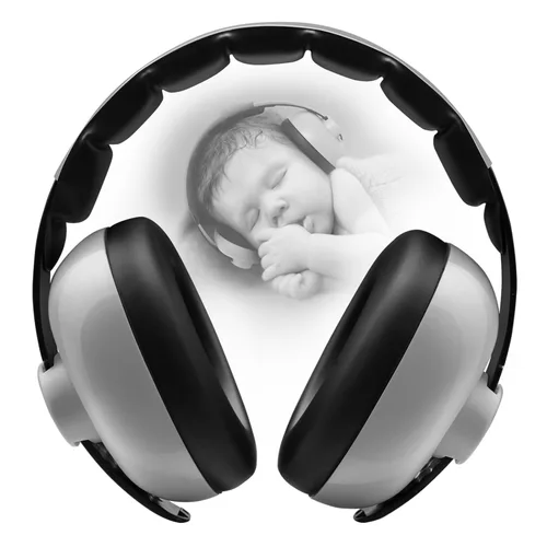 Vista 9 de BBTKCARE Auriculares para bebés - Protección de oídos para bebés Orejeras para bebés Auriculares con cancelación de ruido 3-36 meses - Verde Verde