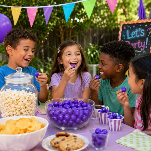 Vista 7 de Fruidles Bolas de goma con sabor a frutas, golosinas de bufé de dulces, recambios de tamaño de máquina, certificado Kosher Parve, 1 pulgada