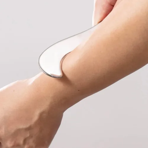 Vista 5 de Gua sha Tool gua sha Herramienta de acero inoxidable iastm herramienta de masaje Gussha herramienta de raspado muscular para terapia de tejidos