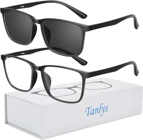 Vista 11 de Paquete de 2 lentes de bloqueo de luz azul para fatiga ocular en computadora