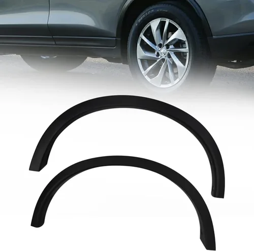 Vista 10 de 2 guardabarros de rueda delantera para Nissan Rogue 2014-2016, moldura de arco de rueda lateral izquierda y derecha, protector de bengala