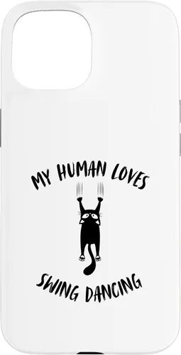 Vista 6 de My Human Loves Swing Dancing - Cat Parent Hobby Lover Case for iPhone 16