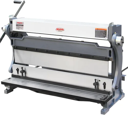 Vista 11 de KAKA INDUSTRIAL Freno de Metal, 8-pulgadas, máquina de corte de freno y rodillo de 3-en-1, corte de 20-calibres, 90° Máquina de rodillo deslizante