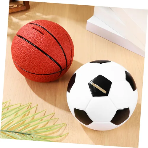 Vista 6 de Mini Baloncesto 2 piezas Mini juguetes de baloncesto para niños, mini juguetes para niñas, alcancía para niños, alcancía de fútbol para niños, caja