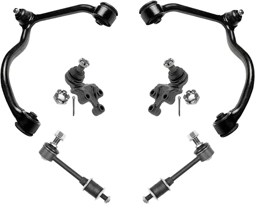 Vista 39 de Detroit Axle - Kit de extremo delantero para Chrysler 300 Dodge Charger 2011-2023 Challenger, 2 Lower Rearward Control Arms 2 Outer Tie Rods 2