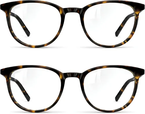 Vista 9 de grinderPUNCH Reading Glasses Men Women Fashion Computer Readers Stylish Blue Light Blocking Glasses Gaming Eyeglasses Tide Pool Tortoise