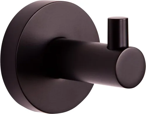 Vista 3 de Design House 582734-MB Kelton - Gancho para bata, color negro mate Wall Mount, Contemporary/Modern, Zinc, Hardware, 582734-MB