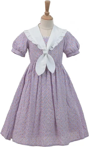 Vista 92 de Nuoqi - Vestidos de pionera para niñas, disfraz colonial