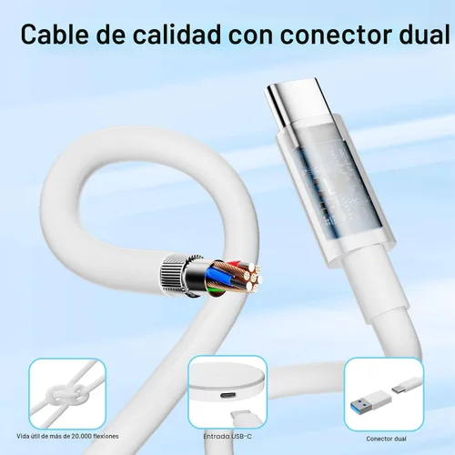 Vista 4 de Paquete de 2 cargadores inalámbricos magnéticos de 15 W, base de carga rápida c/cable USB C a USB C de 6 pies; apto para iPhone series