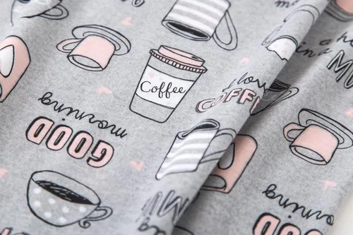 Vista 6 de PNAEONG Paquete de 3 camisones de algodón para mujer, ropa de dormir de manga corta, camisa casual con estampado