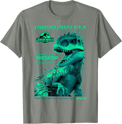 Vista 33 de Jurassic World Indominus Rex Hybrid Predator T-Shirt Small Negro