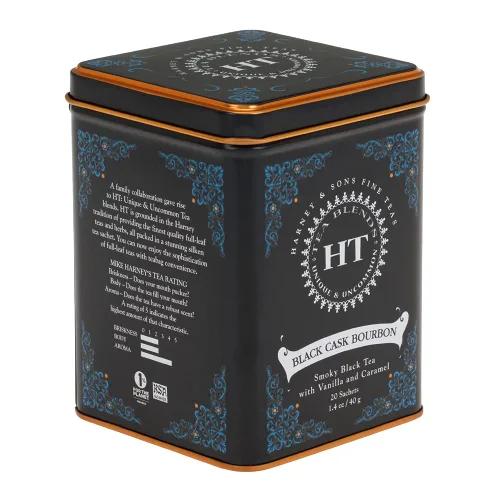 Vista 9 de Harney & Sons Té Rooibos African Autumn, HERBAL, lata de 20 sobres