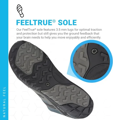Vista 5 de Xero Shoes Tenis Mesa Trail WP para hombre - Impermeable descalzo Trail Runner