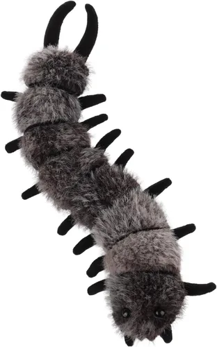 Vista 6 de Albaricoque Cordero Juguetes Insecto Felpa Ciempiés Diablo Suave Peluche 14" Negro