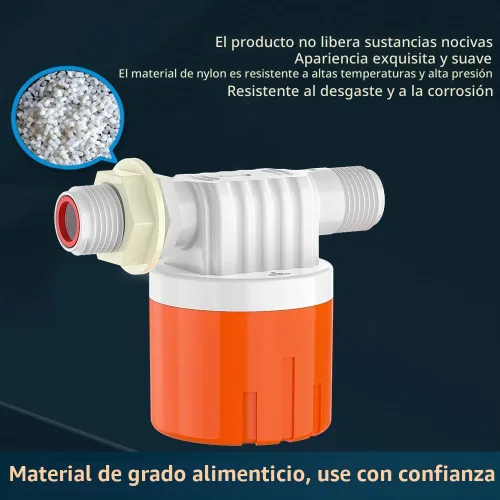 Vista 2 de Válvula de bola flotante para tanque de agua, bebedero automático con válvula flotante de control de nivel de agua Aqua Pulse para piscina