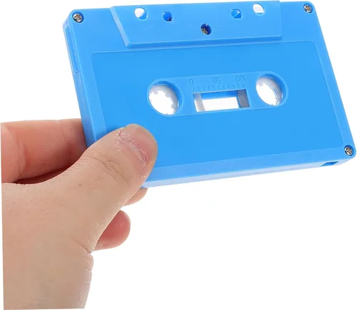 Vista 7 de Retro Blue Blank Audio Cassettes 2pcs for Xmas Party Decor
