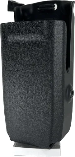 Vista 4 de Zero9 Holsters - Funda de radio portátil modelo 5007, compatible con radios XL-185, XL-200 (negro, anillos D)