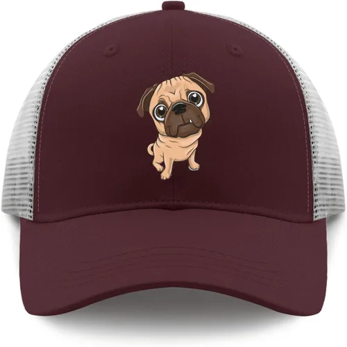 Vista 9 de Hat Pug Dog Dad Hats, Funny Hats for Men