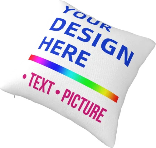 Vista 4 de Funda de almohada personalizada personalizada Funda de almohada estándar con imagen, texto y foto, regalos