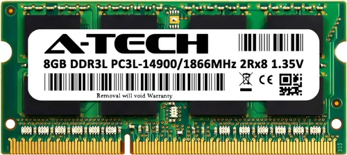 Vista 2 de A-Tech 8 GB de RAM para Apple iMac de finales de 2015 27 pulgadas Retina 5K DDR3L 1866MHz / 1867MHz PC3L-14900 1.35V 204-Pin módulo