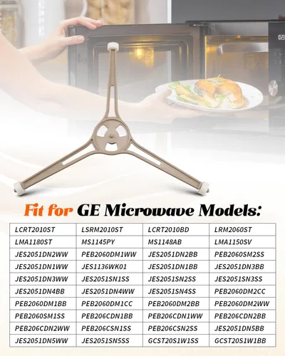 Vista 4 de WB06X10633 - Bandeja giratoria para microondas, repuesto para GE Microondas, reemplaza AP3883054 PS1021750 EAP1021750 1166452