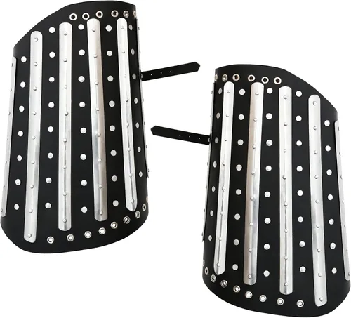 Vista 2 de Mythroyan Medieval Splinted Plate Armor Acero al Carbono Real Adulto Tamaño Set Vikingo Cruzado Traje para Hombres Mujeres Battle Ready